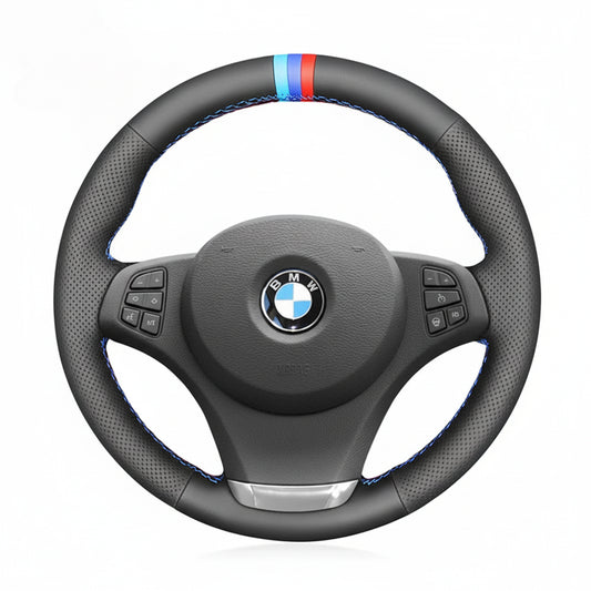this is a steering wheel cover in full leather for bmw e83