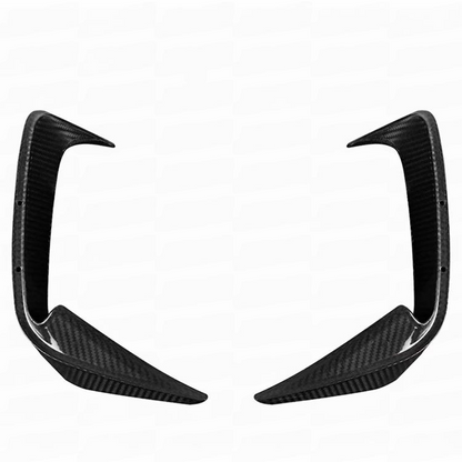 Carbon Fiber Rear Bumper Side Skirts For BMW M4 2019-2024