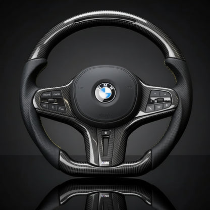 carbon fiber steering wheel for BMW 2/3/4/5/X5/X6 Series (2019-2024)