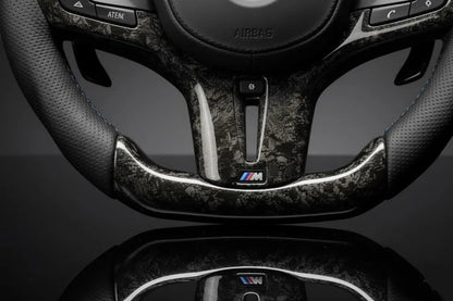 carbon fiber steering wheel for BMW 2/3/4/5/X5/X6 Series (2019-2024) 6