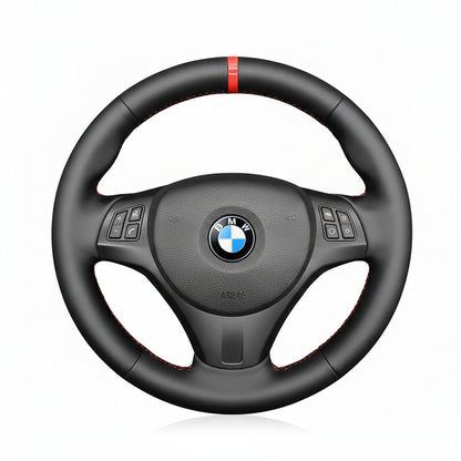 leather steering wheel cover for BMW 1 Series E81 E82 E87 E88 X1 E84