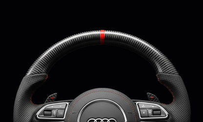 Custom Steering Wheel For Audi A5 A7 S3 S4 S5 S6 S7 SQ5 RS 5 RS 7 2012-2018