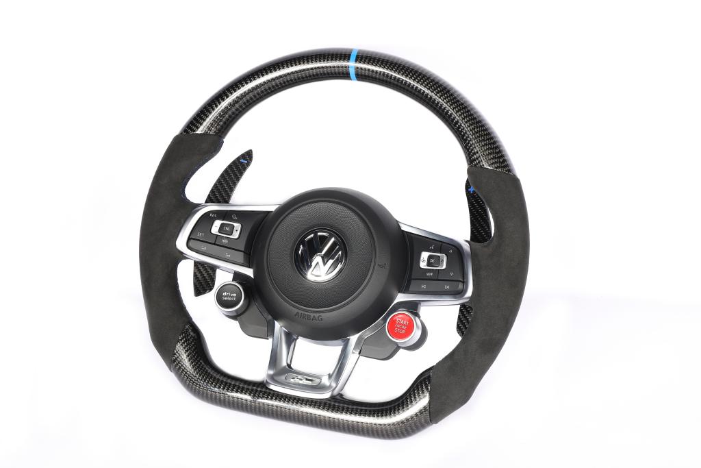 vw steering wheel carbon fiber