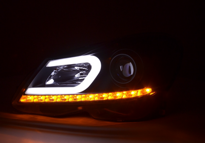 Mercedes C-Class (W204) Dynamic DRL Headlights